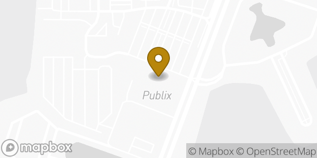 Map showing the location of Publix in Jacksonville, FL