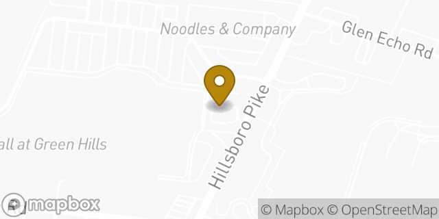Map showing the location of Chase ATM in Nashville, TN 37215