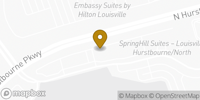 Map showing the location of Amazon Locker - Implication in Louisville, KY 40223