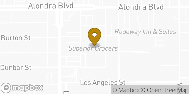 Map showing the location of Coinme in Bellflower, CA 90706