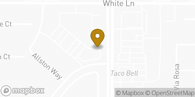 Map showing the location of Starbucks in Bakersfield, CA 93311