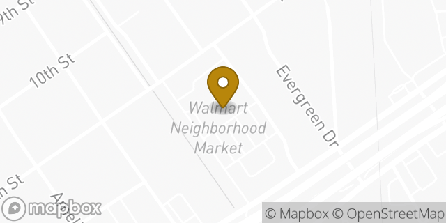Map showing the location of Walmart Neighborhood Market in Gretna, LA 70053