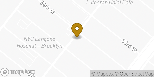Map showing the location of Subway in Brooklyn, NY 11220