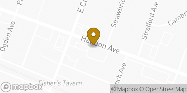 Map showing the location of Walgreens in Haddon Township, NJ 08108