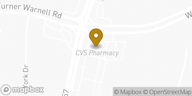 Map showing the location of ATM CVS in Mansfield, TX