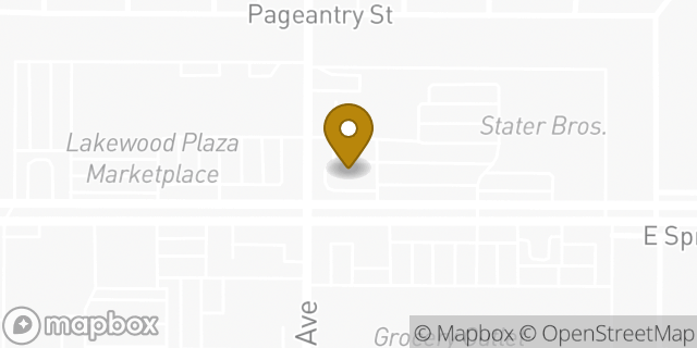 Map showing the location of McDonald's in Long Beach, CA 90808