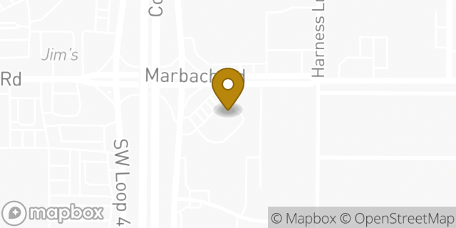 Map showing the location of Amazon Locker - Iane in San Antonio, TX 78227