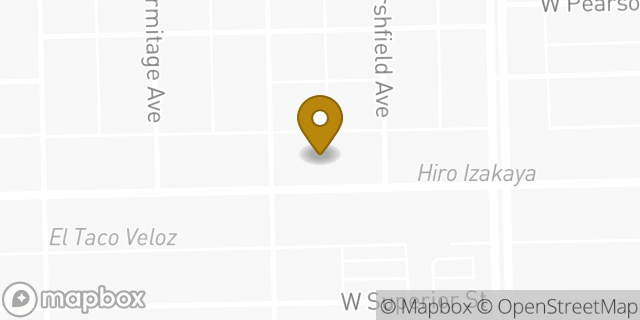 Map showing the location of Walgreens in Chicago, IL 60622