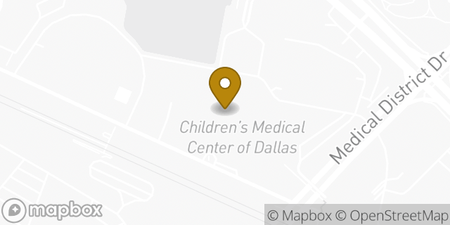 Map showing the location of Starbucks in Dallas, TX 75235