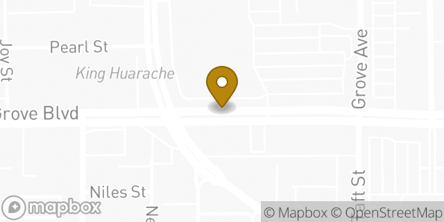 Map showing the location of Penske Truck Rental in Garden Grove, CA 92843
