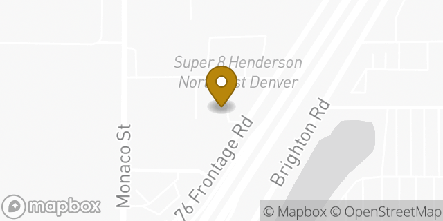 Map showing the location of La Quinta Inn and Suites by Wyndham Henderson Northeast Denver in Henderson, CO 80640