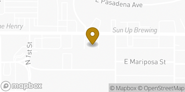 Map showing the location of AutoZone in Phoenix, AZ 85012