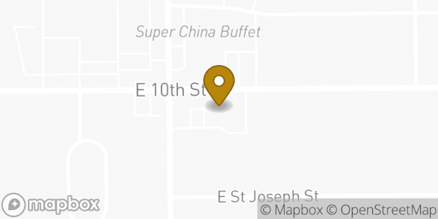 Map showing the location of Walgreens in Indianapolis, IN 46219