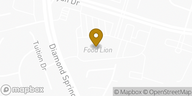 Map showing the location of Food Lion in Virginia Beach, VA 23455