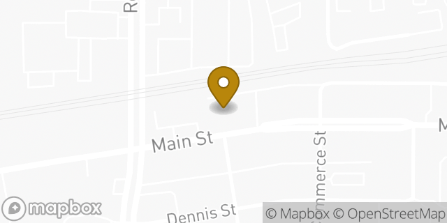 Map showing the location of Bank of America in Rowlett, TX 75088