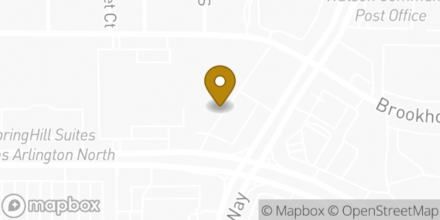Map showing the location of QuikTrip in Arlington, TX 76006