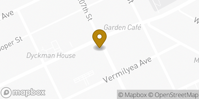 Map showing the location of McDonald's in New York, NY 10034