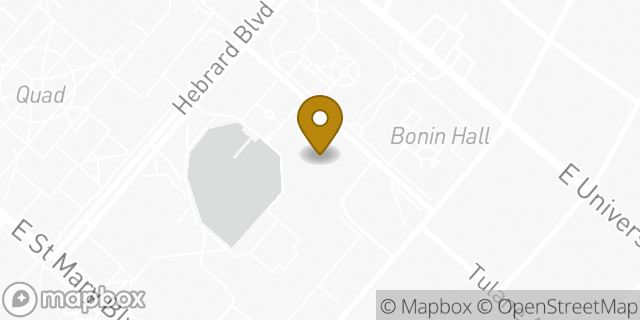 Map showing the location of Amazon Locker - Rodgers in Lafayette, LA 70503