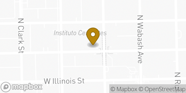 Map showing the location of Chipotle Mexican Grill in Chicago, IL 60654