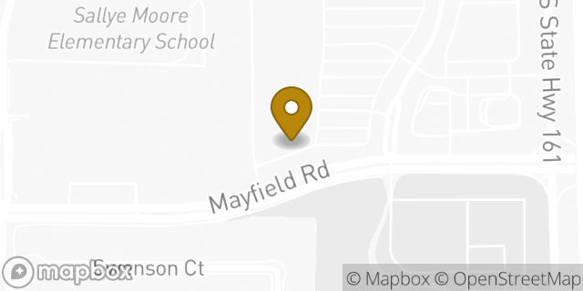 Map showing the location of HOTWORX in Grand Prairie, TX 75052