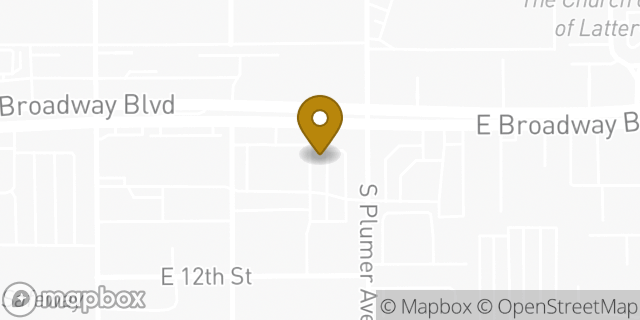 Map showing the location of Trader Joe's in Tucson, AZ 85719
