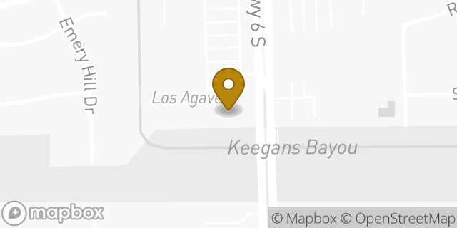 Map showing the location of The UPS Store in Houston, TX 77083