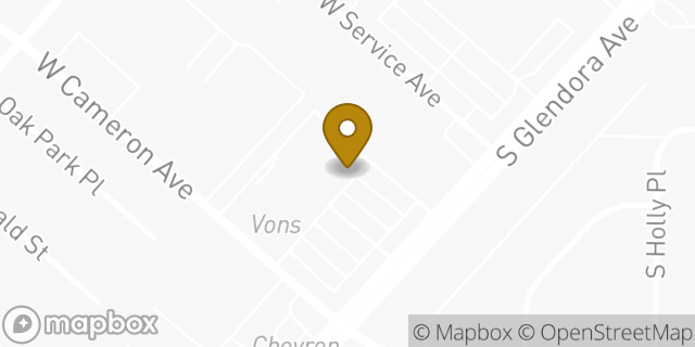 Map showing the location of CVS Pharmacy in West Covina, CA 91790