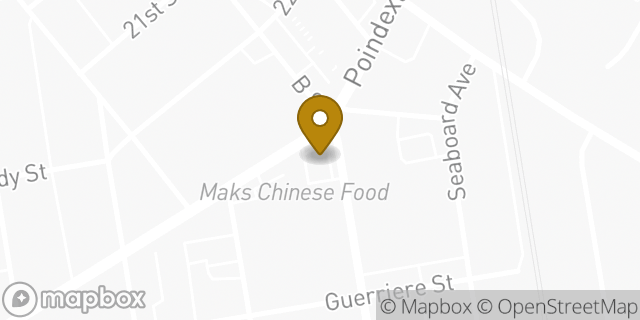 Map showing the location of Dunkin' in Chesapeake, VA 23324