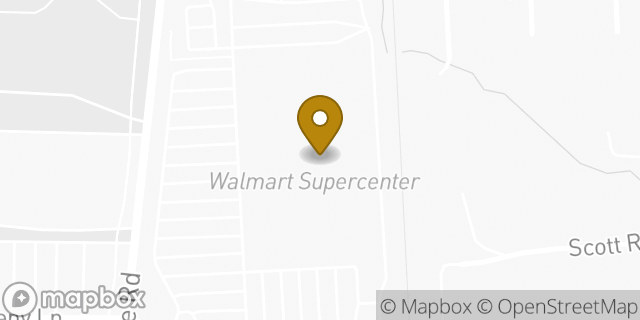 Map showing the location of Walmart in New Albany, IN 47150