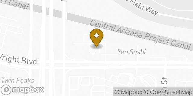 Map showing the location of Starbucks Coffee Company in Scottsdale, AZ 85260