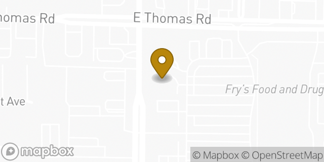 Map showing the location of Amazon Locker - Bruna in Phoenix, AZ 85008