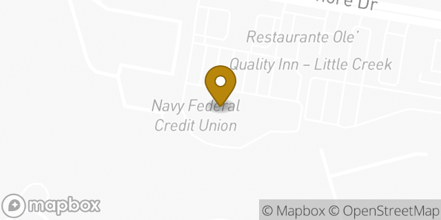 Map showing the location of Coinme in Virginia Beach, VA 23455