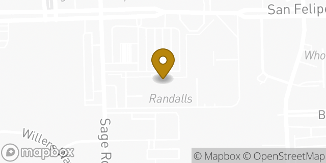 Map showing the location of Starbucks in Houston, TX 77056