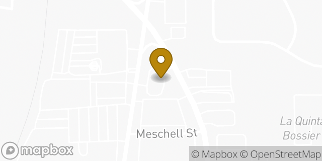 Map showing the location of McDonald's in Bossier City, LA 71111