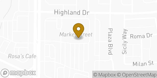 Map showing the location of Starbucks in Coppell, TX 75019