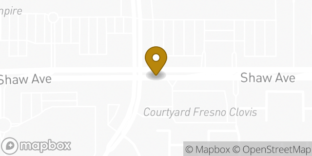 Map showing the location of The UPS Store in Clovis, CA 93611