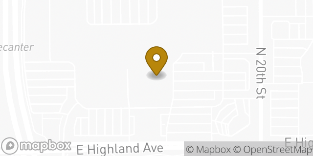 Map showing the location of Starbucks in Phoenix, AZ 85016