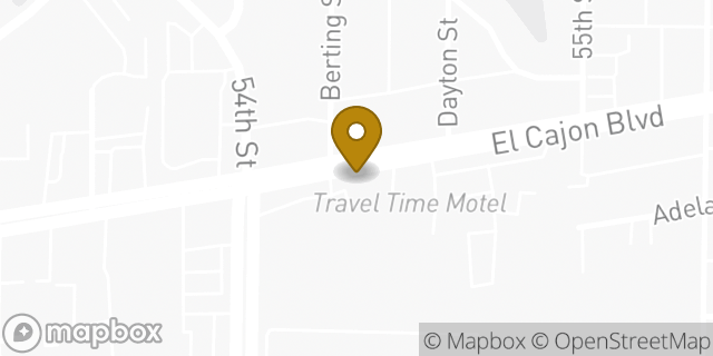 Map showing the location of Subway in San Diego, CA 92115