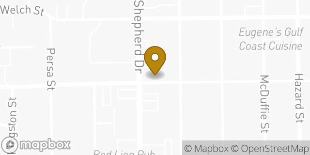 Map showing the location of Chipotle Mexican Grill in Houston, TX 77019