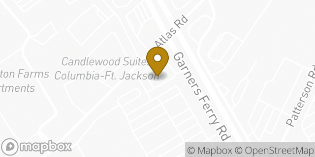 Map showing the location of McDonald's in Columbia, SC 29209
