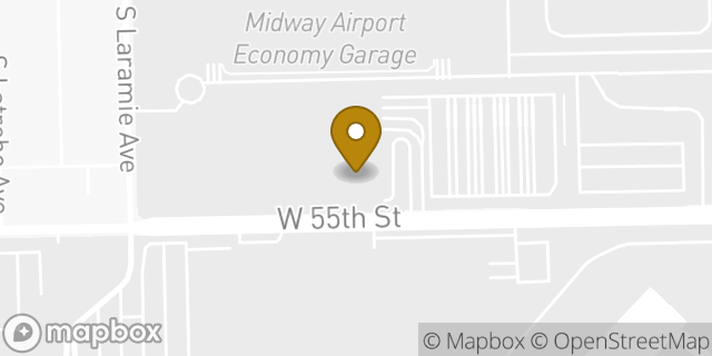 Map showing the location of National Car Rental in Chicago, IL 60638