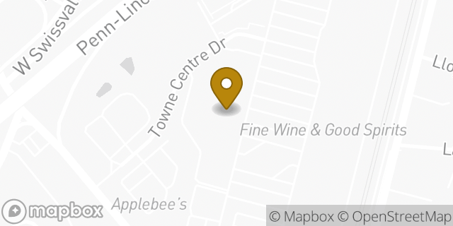 Map showing the location of Planet Fitness in Edgewood, PA 15218