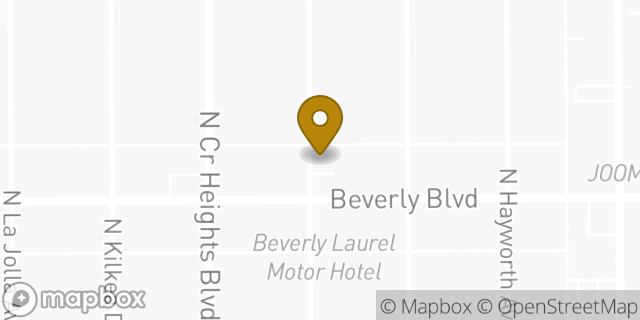 Map showing the location of The UPS Store in Los Angeles, CA 90048