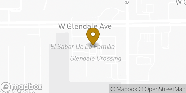 Map showing the location of McDonald's in Glendale, AZ 85305