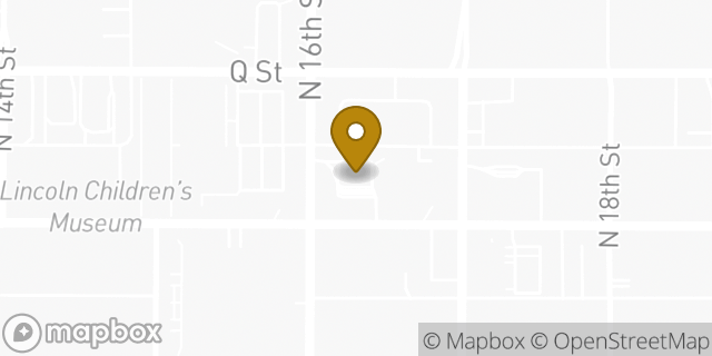 Map showing the location of Wells Fargo in Lincoln, NE 68508