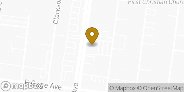 Map showing the location of Bank of America ATM in Bell, CA 90201