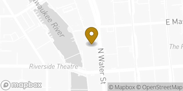 Map showing the location of Amazon Locker - Dependent in Milwaukee, WI 53202