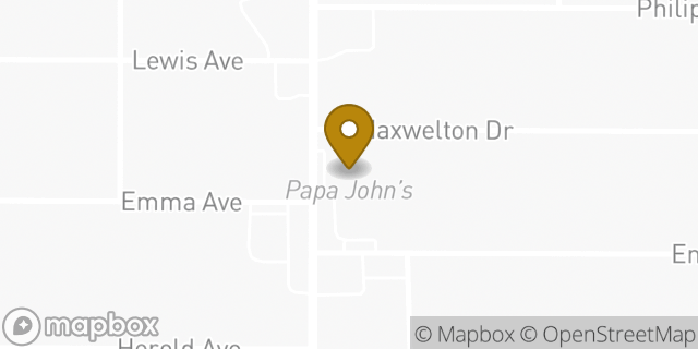 Map showing the location of Papa John's Pizza in Des Moines, IA 50315
