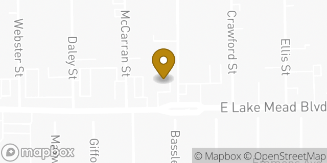 Map showing the location of Amazon Locker - Spadina in North Las Vegas, NV 89030