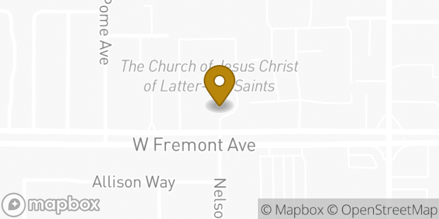 Map showing the location of The Church of Jesus Christ of Latter-day Saints in Sunnyvale, CA 94087